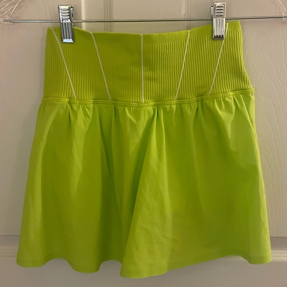 Aerie Lime Green Skort